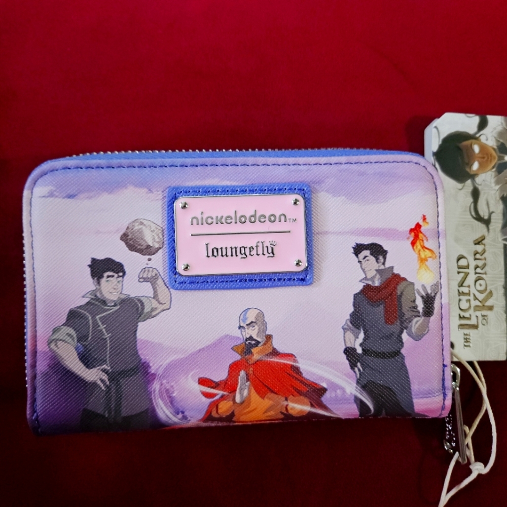 Loungefly The Legend Of Korra Wallet - Blue and Purple